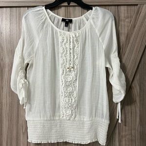 Boho Blouse by IZ BYER Sz L NWOT